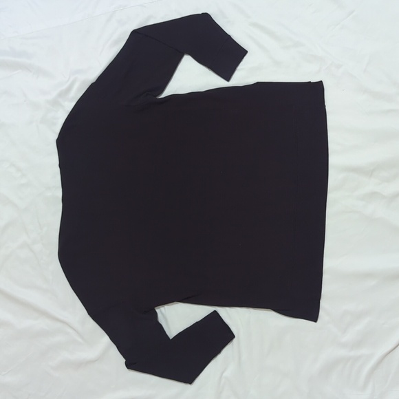 Lou & Grey Signaturesoft Lightweight Dolman Sleeve Sweater, Color Black Size M - Picture 13 of 15